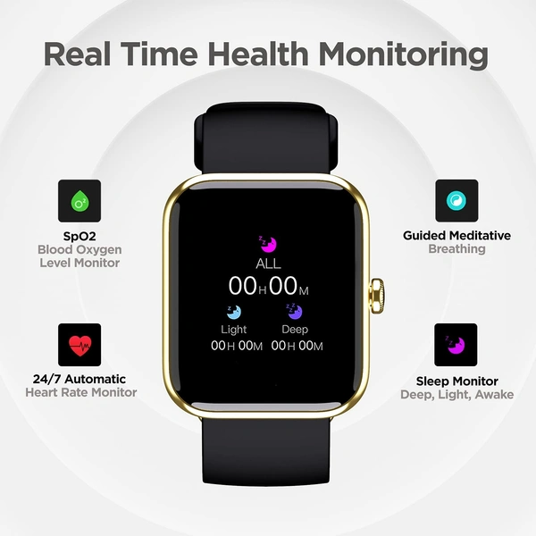 boAt Xtend Smartwatch with Alexa Built-in, 1.69” HD Display, Multiple Watch Faces, Stress Monitor, Heart & SpO2 Monitoring, 14 Sports Modes, Sleep Monitor, 5 ATM & 7 Days Battery(Black)