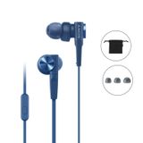 Sony MDR-XB55AP Wired in Ear Headphones with Mic (Blue)
