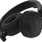 JBL T450BT by Harman Extra Bass Wireless On-Ear Headphones with Mic (Black)