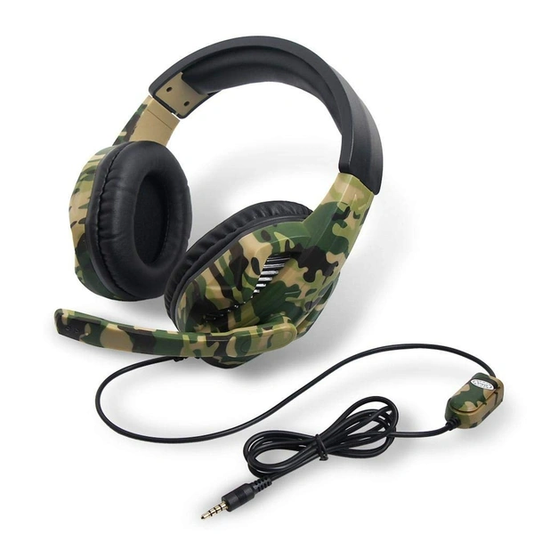 Seekart Premium Camouflage Headset with Flexible Mic for PS4, Xbox One, Laptop, PC, iPhone and Android Phones