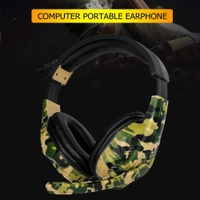 Seekart Premium Camouflage Headset with Flexible Mic for PS4, Xbox One, Laptop, PC, iPhone and Android Phones