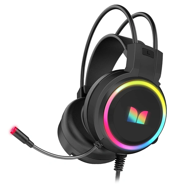 Seekart Premium Monster Over-The-Ear Gaming Headeset with Noise Isolation and LED Lighting Effects for PS4, Xbox One, Laptop, PC, and Android Phones (Black)