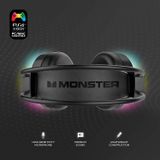 Seekart Premium Monster Over-The-Ear Gaming Headeset with Noise Isolation and LED Lighting Effects for PS4, Xbox One, Laptop, PC, and Android Phones (Black)