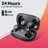Infinity Swing 350 Bluetooth Truly Wireless in Ear Earbuds with mic (Black)