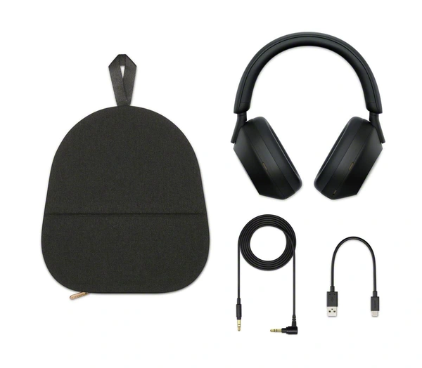 Sony WH-1000XM5 Wireless Industry Leading Active Noise Cancelling Headphones, 8 Mics for Clear Calling, 30Hr Battery, 3 Min Quick Charge = 3 Hours Playback, Multi Point Connectivity, Alexa - Black