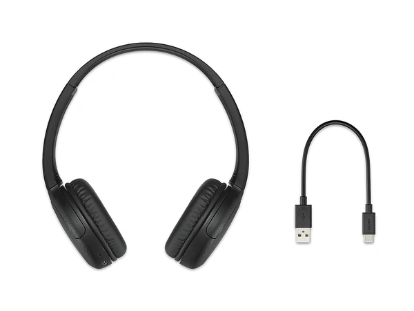 Sony WH-CH510 Bluetooth Wireless On Ear Headphones with Mic (Black)