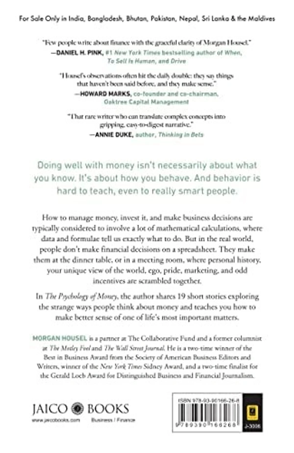 Tha phychology of money by Morgan housel (Ebook Email delivery only(