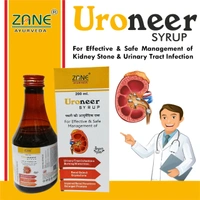ZANE AYURVEDA Uroneer Syrup - Advanced Ayurvedic Formula for Kidney, Urinary & Stone Care