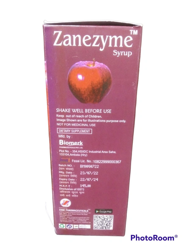 ZANEZYME APPLE SYRUP