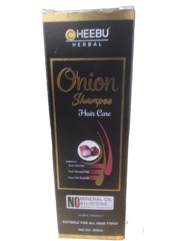 Cheebu Herbal Cosmetics  Cheebu  Herbal Onion Shampoo 200ml
