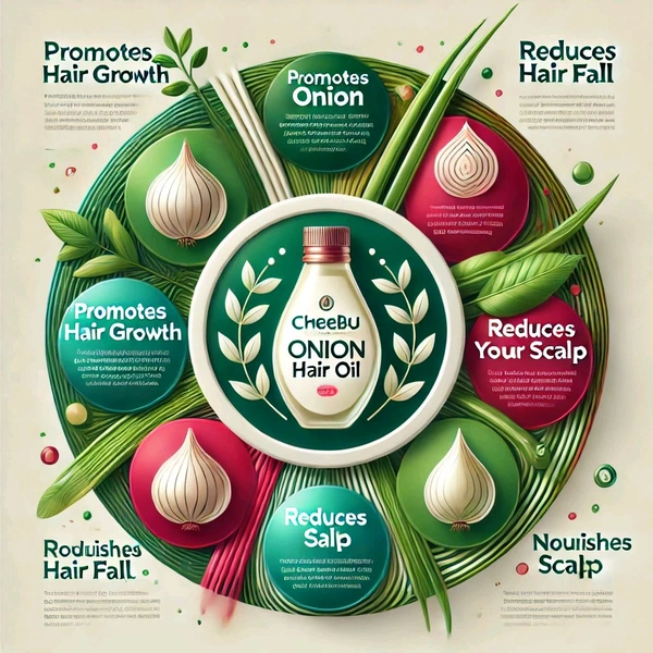Cheebu Herbal Cosmetics  Cheebu Herbal Onion Oil 200ml