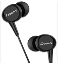 Dvaio Eb 400 Bass Boosted Wire Headphone - Red, Matt Red