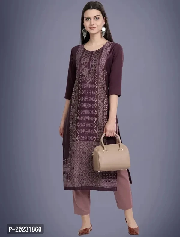 Amazing American Crepe Printed Kurti For Women