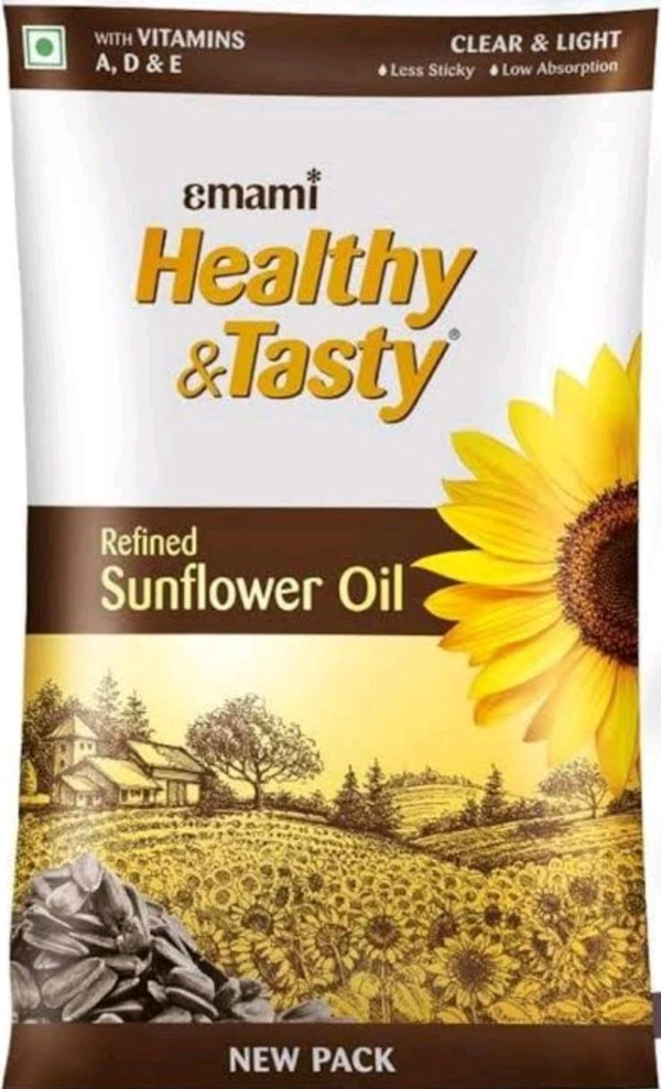 Emami Healthy & Tasty Sunflower Oil - 1 ltr.