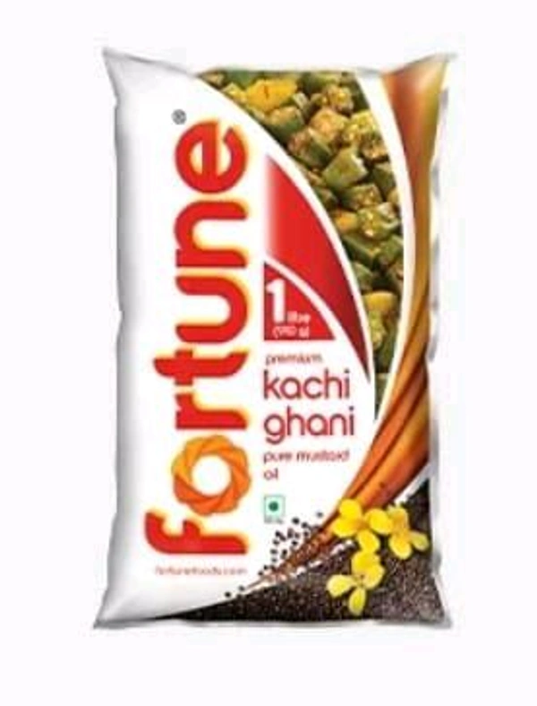 Fortune Kachhi Ghani Mustard Oil - 1ltr.