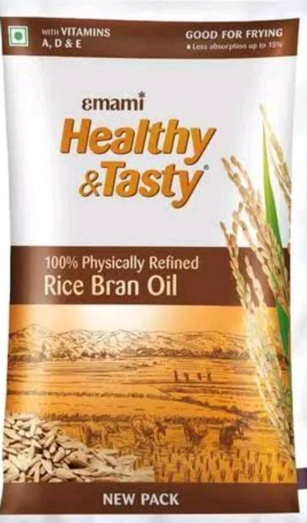 Emami Healthy & Tasty Rice Bran Oil - 1ltr.