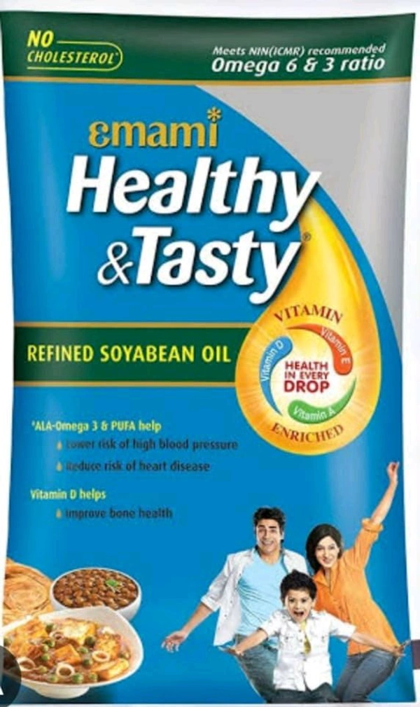 Emami Healthy & Tasty Soyabean Oil - 1ltr.