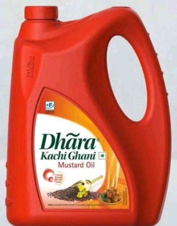 Dhara Kachhi Ghani Mustard Oil - 5 ltr
