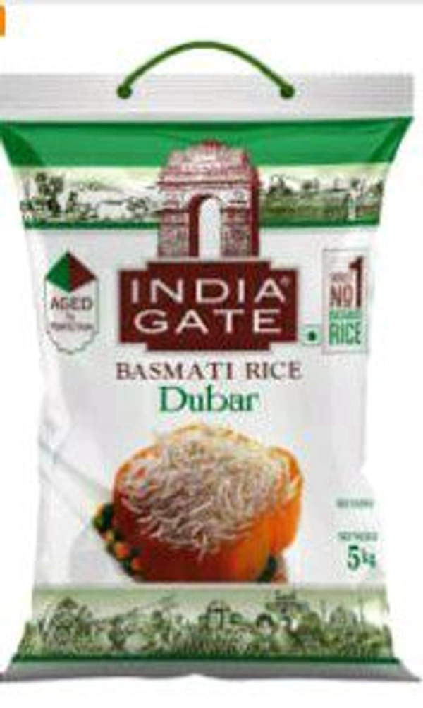 India Gate Dubar Basmati Rice Bag 5 Kg.