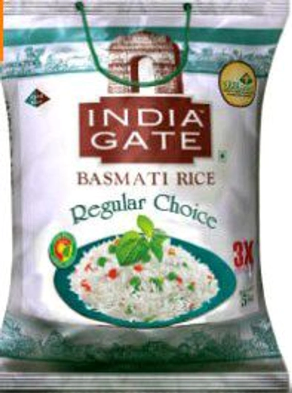 India Gate Regular Choice Basmati Rice 5 Kg.
