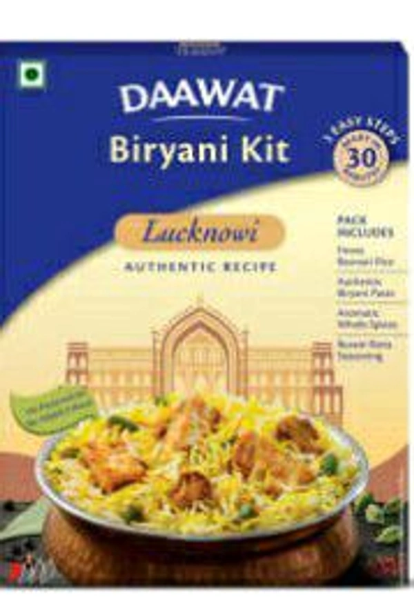 Daawat Lucknowi Biryani Kit 334gm.