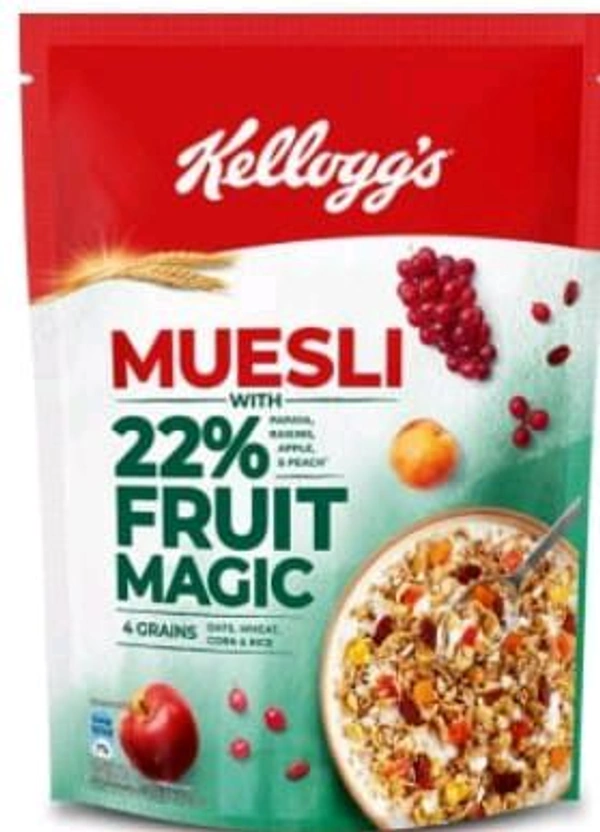 Kellogg's Fruit Magic Muesli Pauch 500gm.