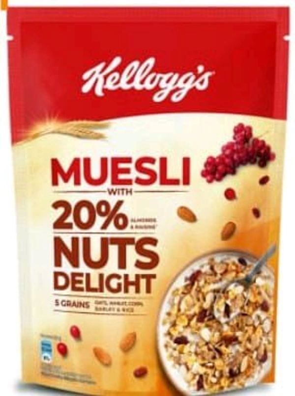 Kellogg's Nuts Delight Muesli Pouch 500gm.