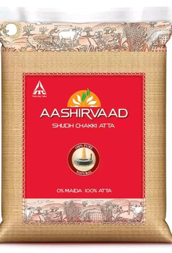 Aashirwad Chakki Atta 5 Kg.
