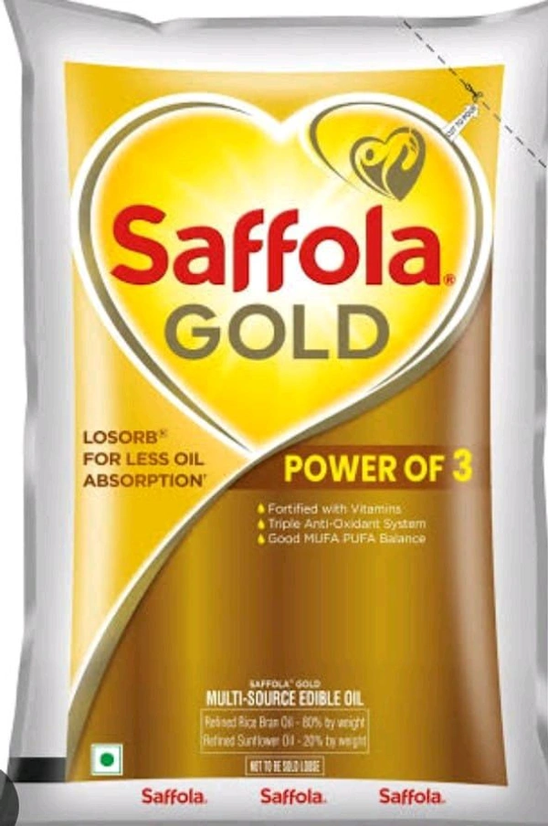 Saffola Gold Refine Sunflower Oil 1Ltr.
