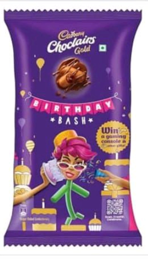 Cadbury Choclairs Gold Candy 550gm.