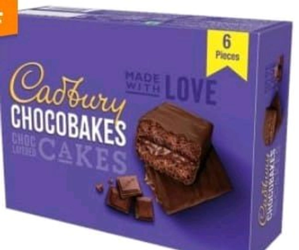 Cadbury Chocobakes Choco Layered Cakes Family Pack 126gm.
