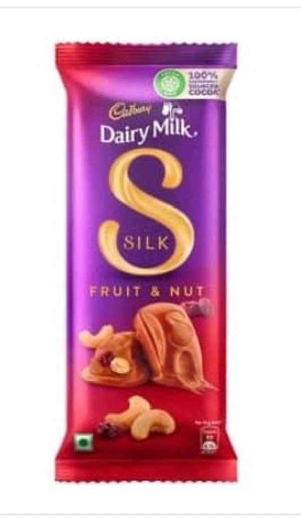 Cadbury Dairy Milk Silk Fruit & Nut Chocolate Bar 55gm.