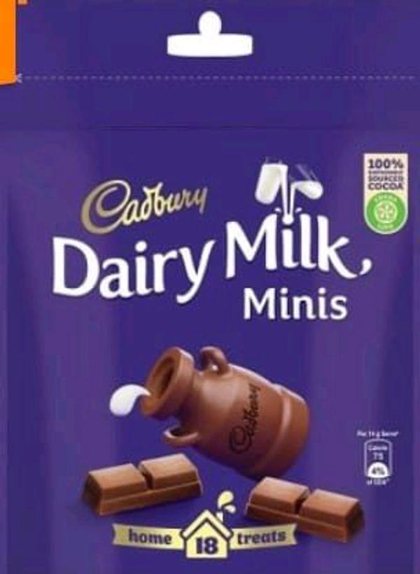Cadbury Dairy Milk Minis Home Treats Chocolate 126gm.