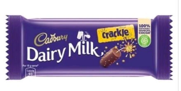 Cadbury Dairy Milk Crackle Chocolate Bar. 36gm.