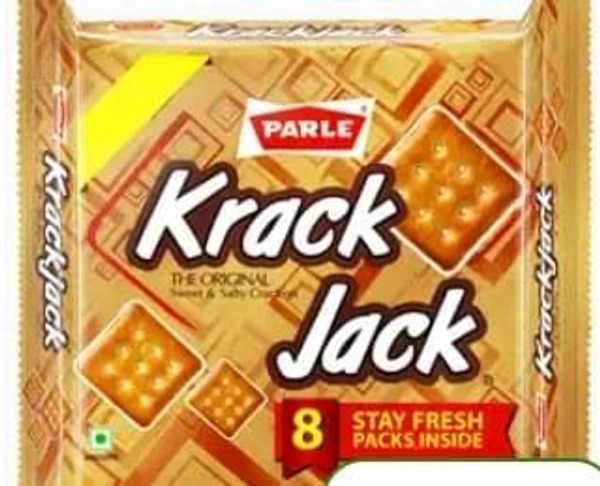 Parle Krackjack Original Sweet & Salty Biscuits 400gm.