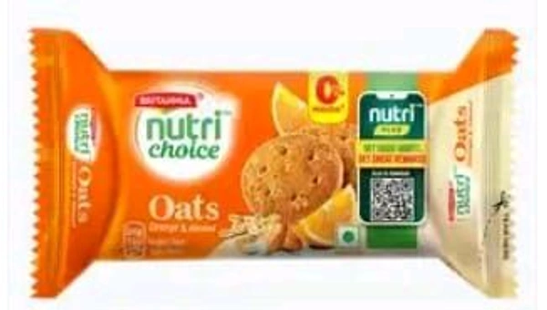 Britannia NutriChoice Oats Biscuit 75gm.