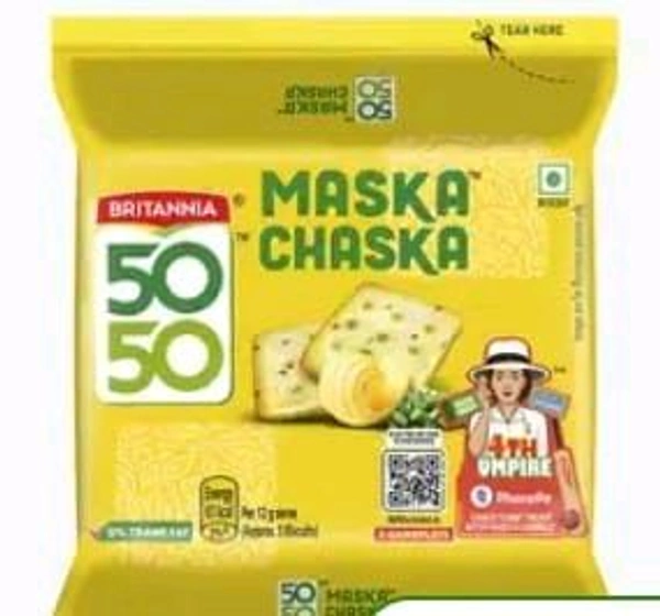 Britannia 50 50 Maska Chaska Biscuit 105gm.
