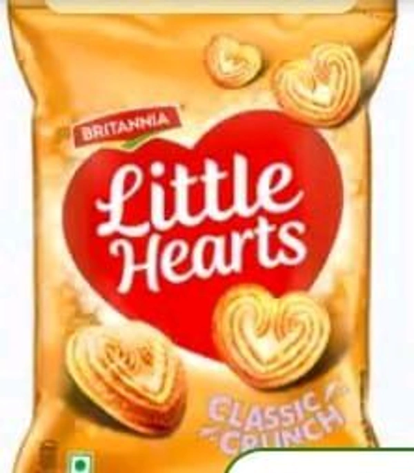 Britannia Little Heart Classic Crunch Biscuit 70gm.