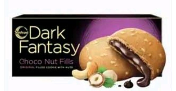Sunfeast Dark Fantasy Choco Nut Fills Cookies 75gm.