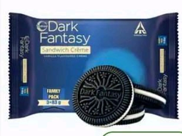 Sunfeast Dark Fantasy Vanilla Sandwich Creme Biscuit 3×83gm.