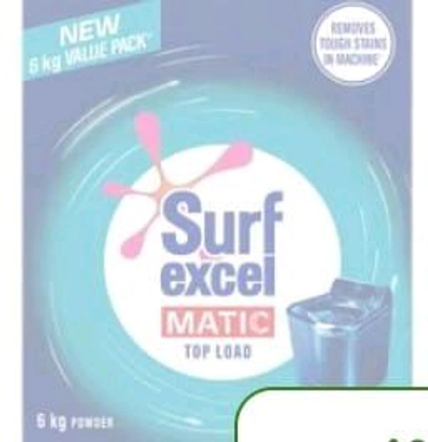 Surf Excel Top Load Detergent Powder 6kg.