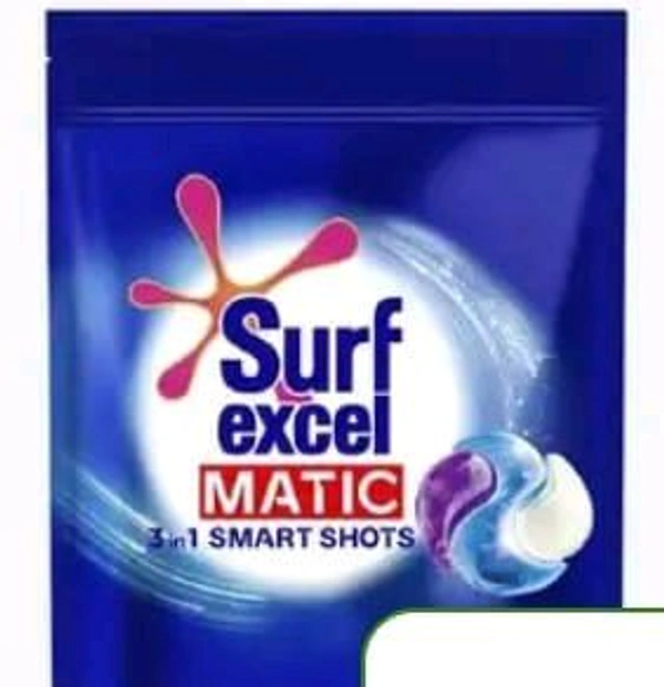 Surf Excel 3 in 1 Smart Shots Detergent Powder 1 Pack (26gm×17pic.)
