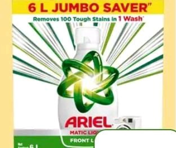 Ariel Matic Front Load Liquid Detergent 6 ltr.