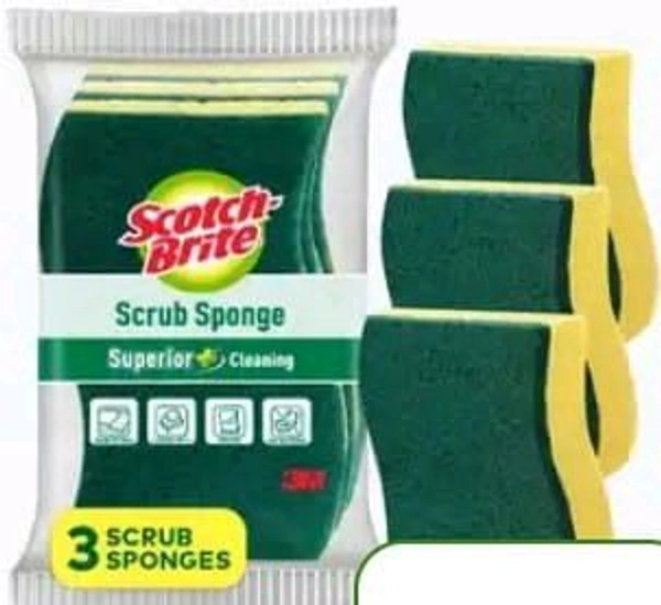 Scotch Brite Sponge Scrub 3pcs.