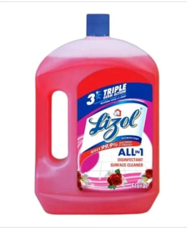 Lizol 3-in-1 Floral Disinfectant Surface Cleaner 2 ltr.