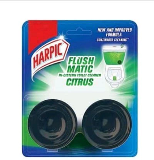 Harpic Citrus Flushmatic In - Cistern Toilet Cleaner 1pack(2pcs.X50gm.)