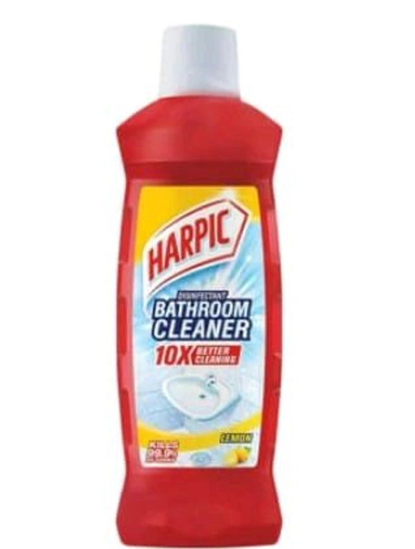Harpic Lemon Disinfectant Bathroom Cleaner Liquid Bottle 500ml.