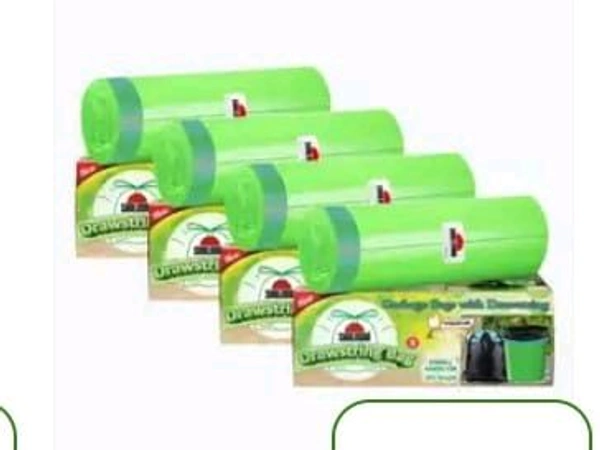 Shalimar Drawstring Medium Garbage Bags Biodegradable