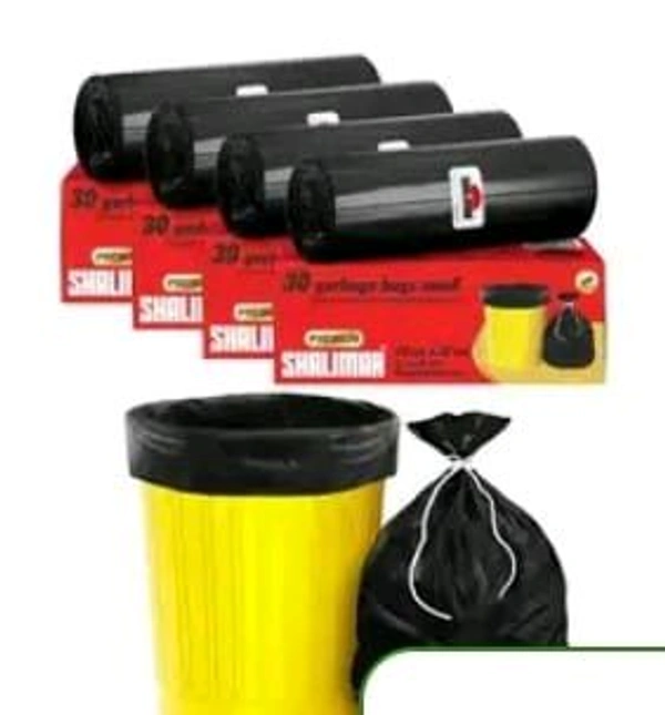 Shalimar Garbage Bags ( 17" ×19" ) Black Oxo- Biodegradable