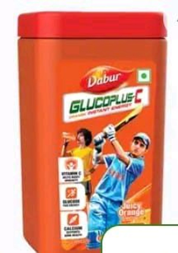 Dabur GlucoPlus -C Orange Energy Drink 400gm.